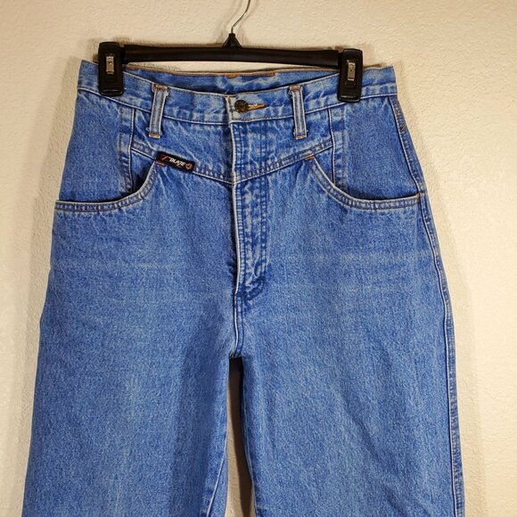 Vintage Blaze Blue Jeans Womens High Waisted Size 11/30.5 100% Cotton 90's Y2k - Picture 9 of 13